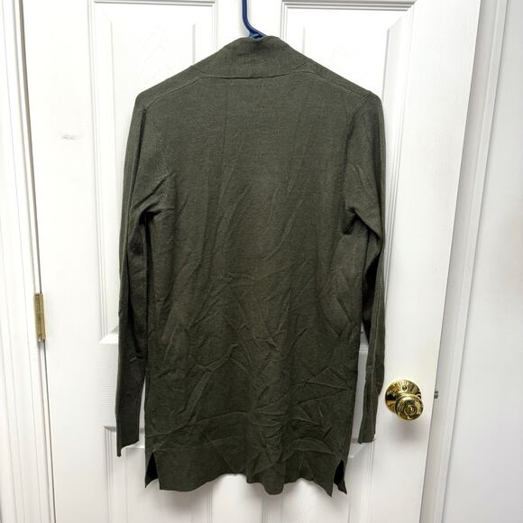 Clover Olive Green Cardigan, Sweater, Open Jacket, Size XS - Picture 2 of 8